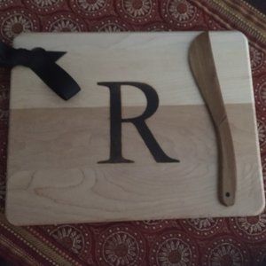 Williams Sonoma Mongramed Cheese Board